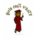 View more Dark Girl Graduate in Red Cap and Gown Shirts personalized gift ideas for girls Dark Girl Graduate in Red Cap and Gown Shirts