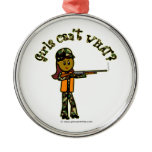 Dark Girl Hunting Christmas Tree Ornaments