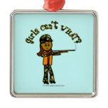Dark Girl Hunting Ornament