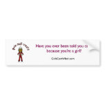View more Dark Girl in Red Marching Band Uniform Bumperstickers personalized gift ideas for girls Dark Girl in Red Marching Band Uniform Bumperstickers