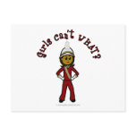 View more Dark Girl in Red Marching Band Uniform Postcards personalized gift ideas for girls Dark Girl in Red Marching Band Uniform Postcards