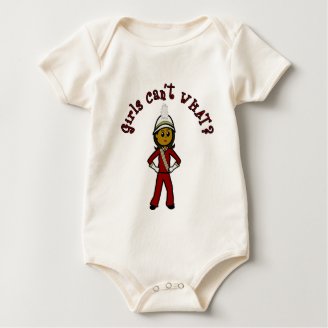 Dark Girl in Red Marching Band Uniform Tshirt