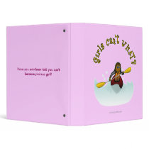 Dark Girl Kayaker binders