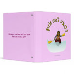 Dark Girl Kayaker Vinyl Binders
