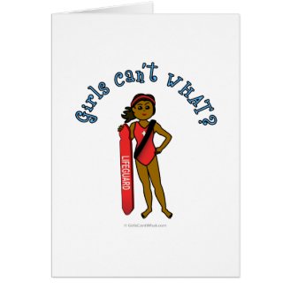 Dark Girl Life Guard Card
