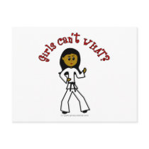 Dark Girl Martial Artist postcards by girlscantwhat Dark Girl Martial Artist postcards