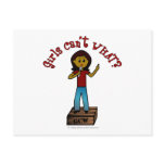 Dark Girl on Soapbox Postcards