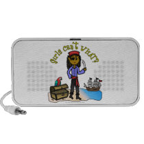 Dark Girl Pirate Mini Speakers