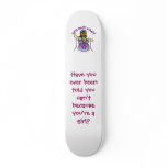 Dark Girl Playing Drums skateboards