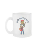 Dark Girl Playing Guitar Mugs