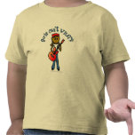 Dark Girl Playing Guitar Shirts