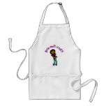 Dark Girl Playing Saxophone Apron
