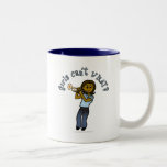Dark Girl Playing Trumpet Mugs
