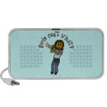 Dark Girl Playing Trumpet PC Speakers