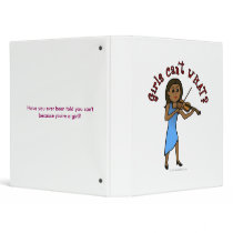Dark Girl Playing Violin binders