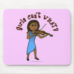 Dark Girl Playing Violin Mousepad