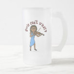 Dark Girl Playing Violin Mug