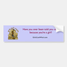 Dark Girl Rock Climber Bumper Stickers