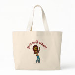 Dark Girl Singer Canvas Bag