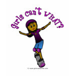 View more Dark Girl Skater with Helmet Shirts personalized gift ideas for girls Dark Girl Skater with Helmet Shirts