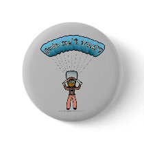 Dark Girl Sky Diver Pin