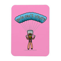 Dark Girl Sky Diver Magnet