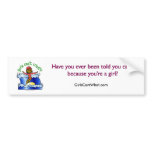Dark Girl Surfer Bumperstickers