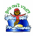 Dark Girl Surfer Shirts