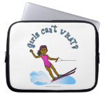 Dark Girl Water Skier Computer Sleeves