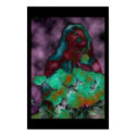Dark Girl With Roses posters by squeaks77 Dark Girl With Roses posters