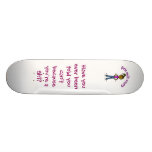 Dark Girls Can't WHAT? Logo Skate Board