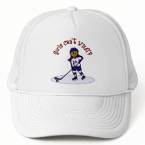 Dark Girls Hockey Player Hats