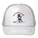 Dark Girls Hockey Player Hats