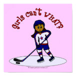 Dark Girls Hockey Player Poster