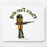 Dark Girls Hunting Mouse Pads