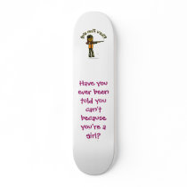Dark Girls Hunting Custom Skate Board