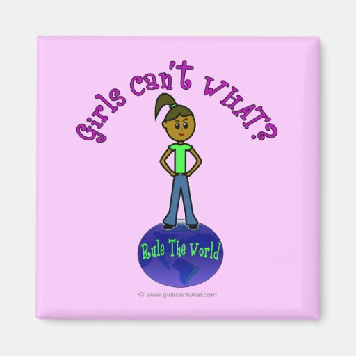 Dark Girls Rule The World Magnets