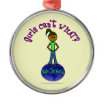 Dark Girls Rule The World Ornament