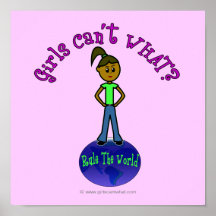 Dark Girls Rule The World Print