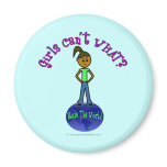 Dark Girls Rule The World Refrigerator Magnets