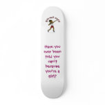 Dark Girls Shot Put in Red Uniform Skateboards
