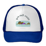 Dark Girls Swimming Mesh Hat