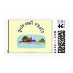 View more Dark Girls Swimming Stamps personalized gift ideas for girls Dark Girls Swimming Stamps