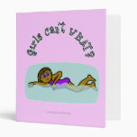 Dark Girls Swimming Vinyl Binder