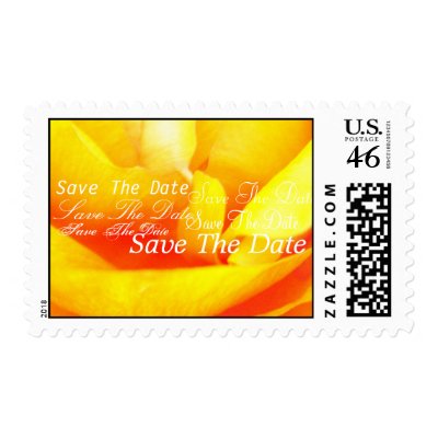 Dark Gold Postage Stamp