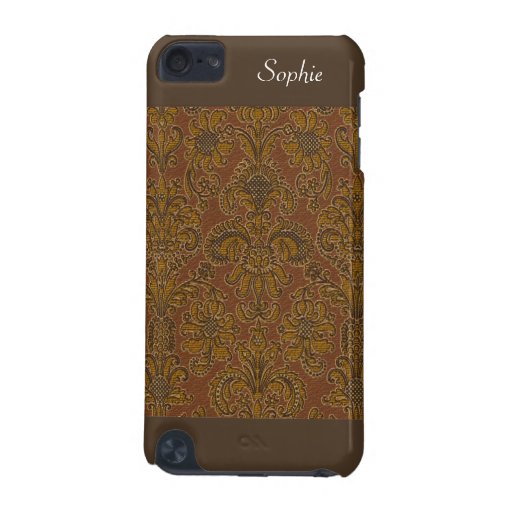 Dark Gold Victorian Floral iPod Touch 5G iPod Touch 5G Cases