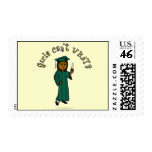 Dark Graduate in Green Stamps