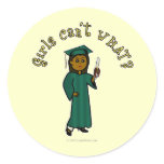 Dark Graduate in Green Sticker
