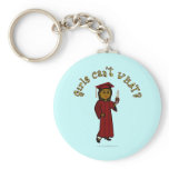 Dark Graduate in Red Key Chain