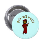 Dark Graduate in Red Pins